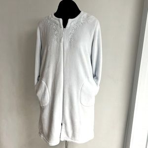 Fleece House Coat NWOT